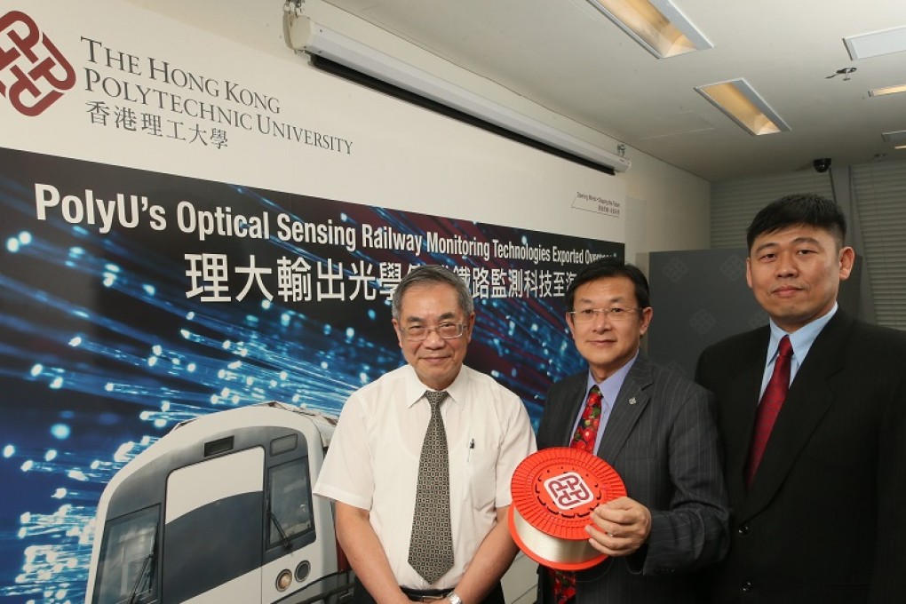 Optical-fibre sensing technology offers double railway monitoring