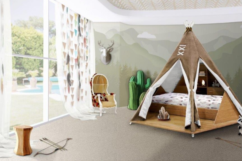 Teepee bedroom from Circu
