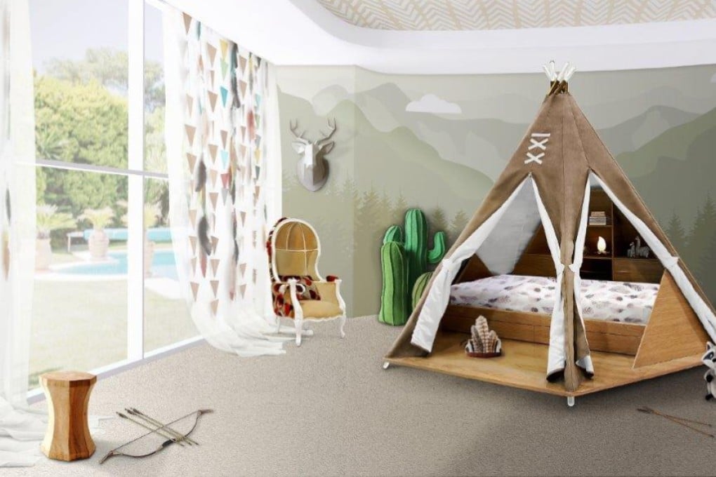 Teepee bedroom from Circu