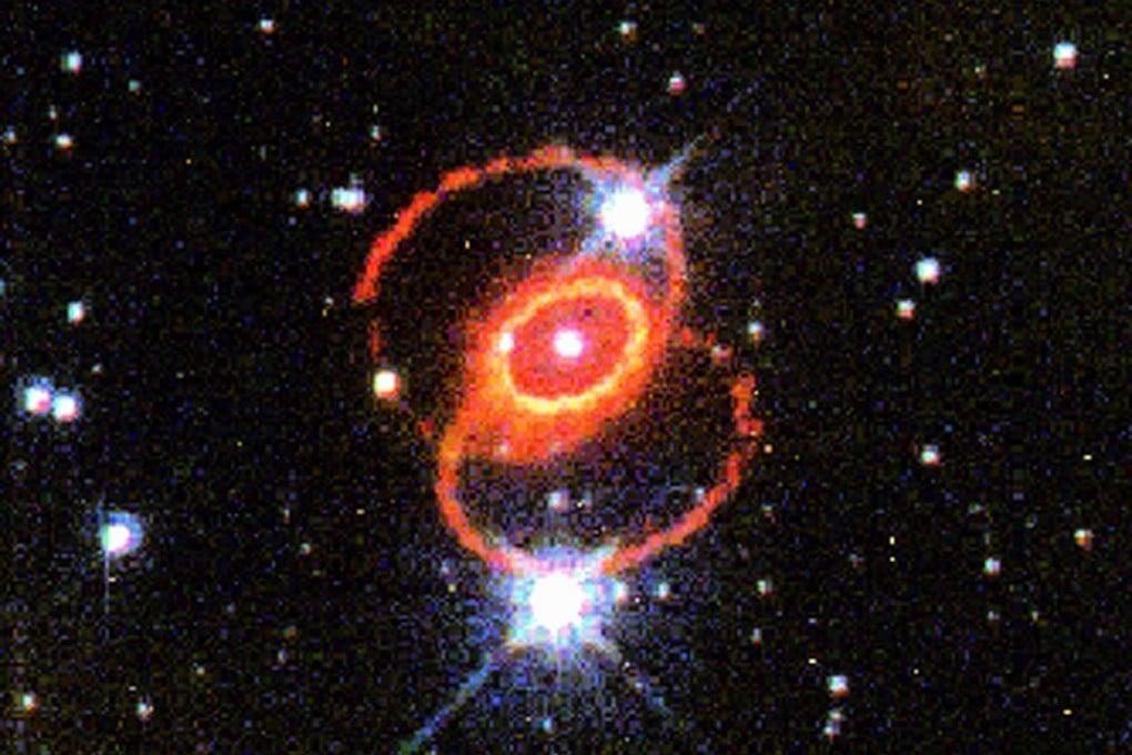 A photo of Supernova 1987A's remnants as seen in 1995 by the Hubble space telescope. Photo: GSFC/NOAO/NASA/ESA/STIS Instrument Definition Team