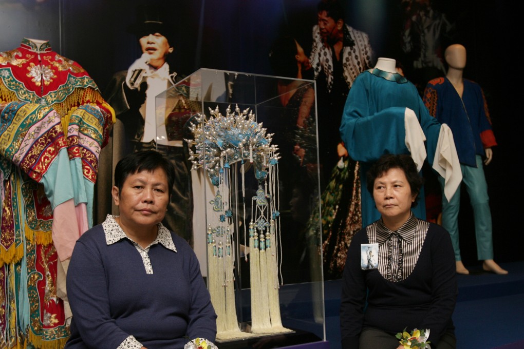 Sisters of Roman Tam (L to R) Tam Man-yuk and Tam Ming-yuk attend The Generous donation of a rich collection of the late Roman Tam memorabilia ceremony at the Hong Kong Heritage Museum, Sha Tin. 18 October 2007
