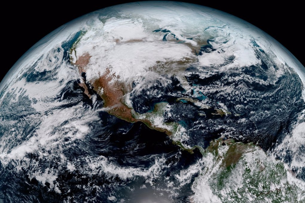 A full view of planet Earth from January 2017 via the GOES-16 satellite. Photo: NASA/NOAA