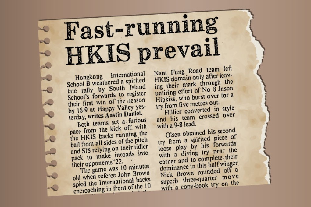 [SCMP Archive] HKIS’ speedy rugby team prevails
