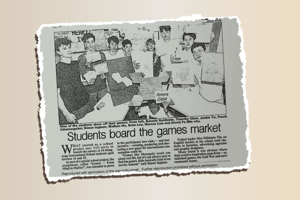 [SCMP Archive] Students board the games market