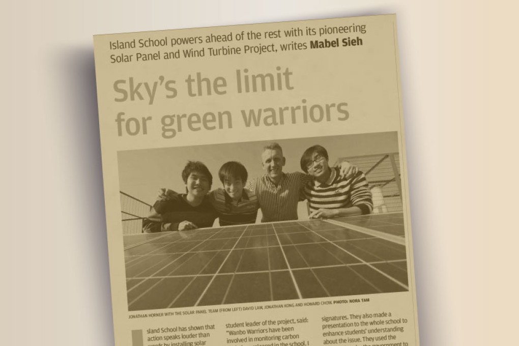Sky's the limit for green warriors
