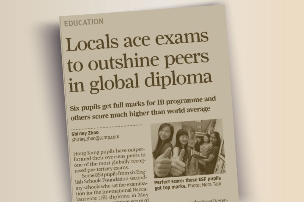 Locals ace exams to outshine peers in global diploma