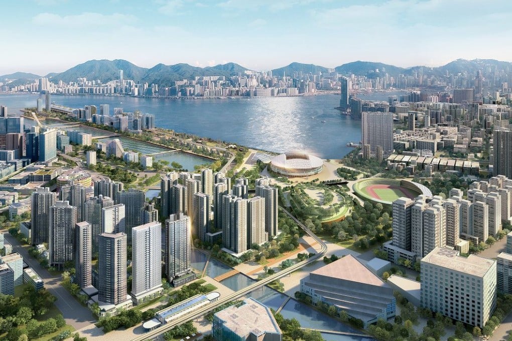 Kai Tak City – the new metropolis in Kowloon East (conceptual design drawing)