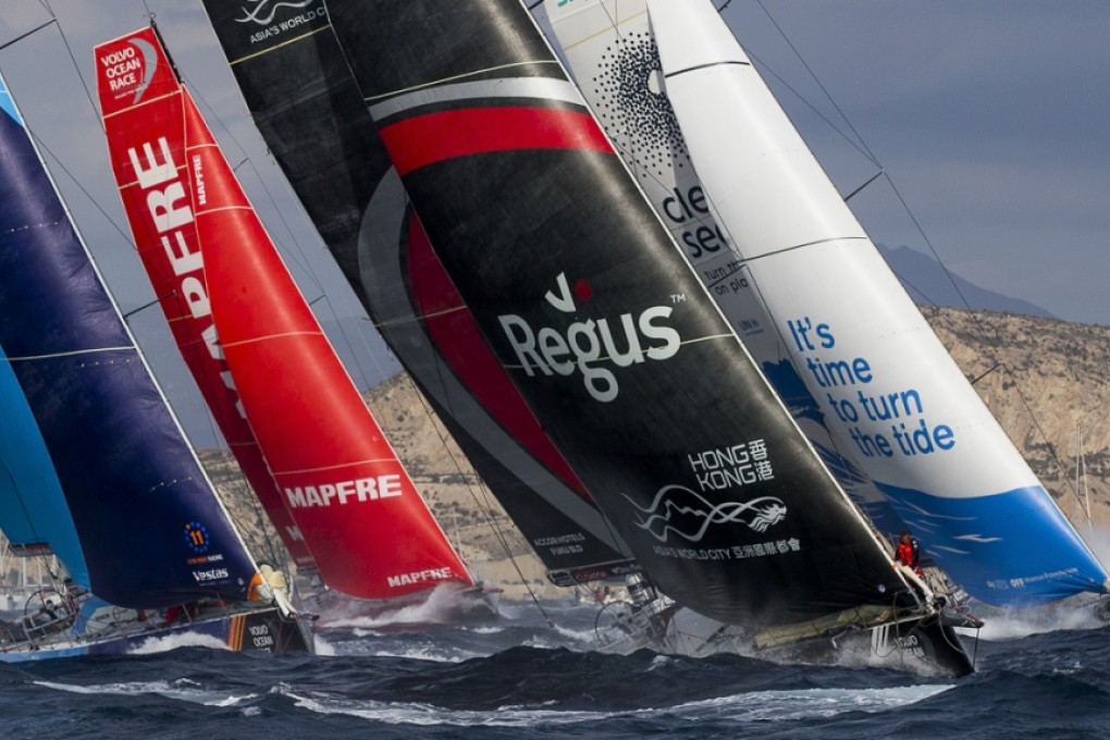 The first leg of the Volvo Ocean Race 2017-18 started on October 22 in Alicante, Spain. The fleet is scheduled to arrive in Hong Kong in mid-January next year. (Photo by Pedro Martinez/Volvo Ocean Race.)