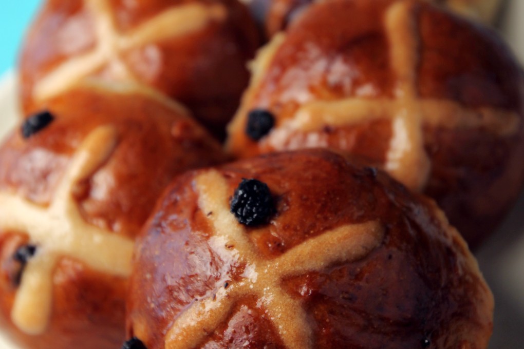 Hot cross buns. Photo: Jonathan Wong