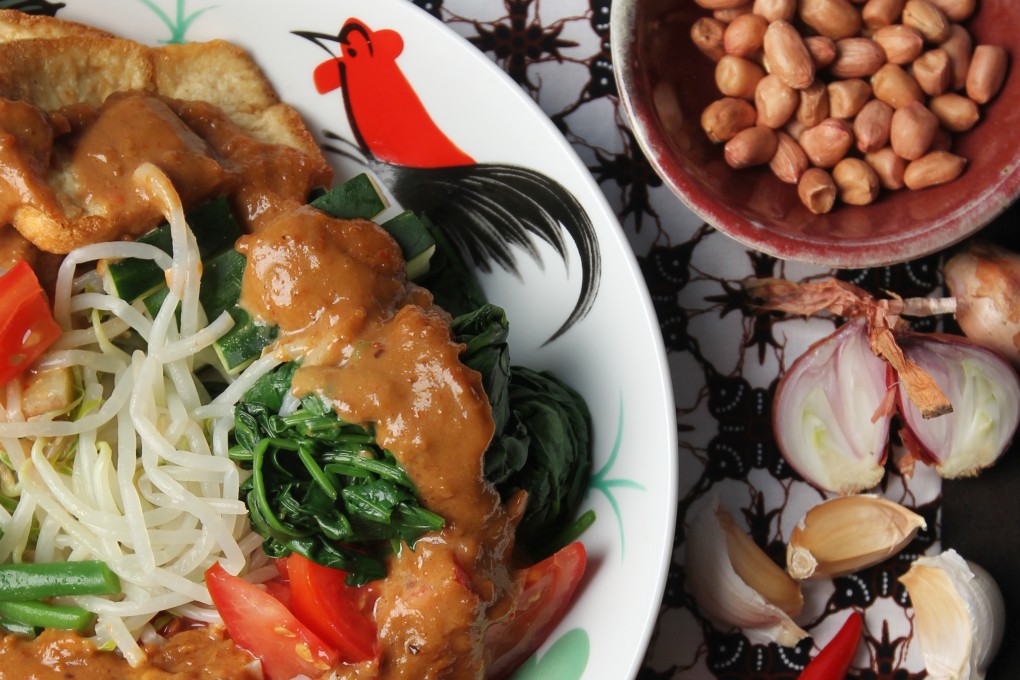 Indonesian Gado gado salad. Photo: Jonathan Wong