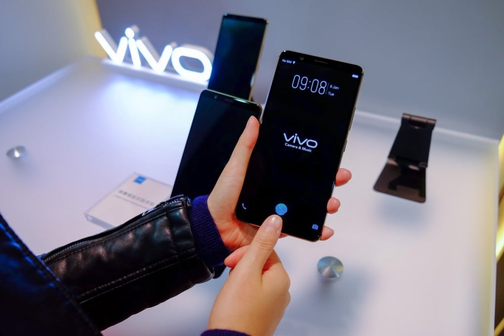 China’s Vivo unveils phone with in-screen fingerprint sensor