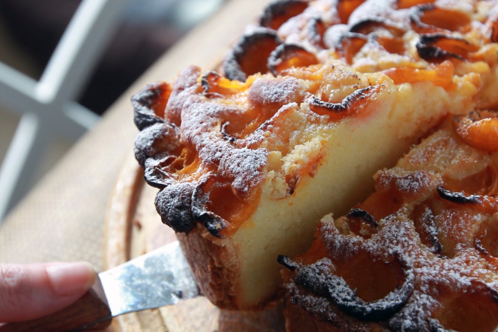 Apricot and marzipan torte. Photo: Jonathan Wong