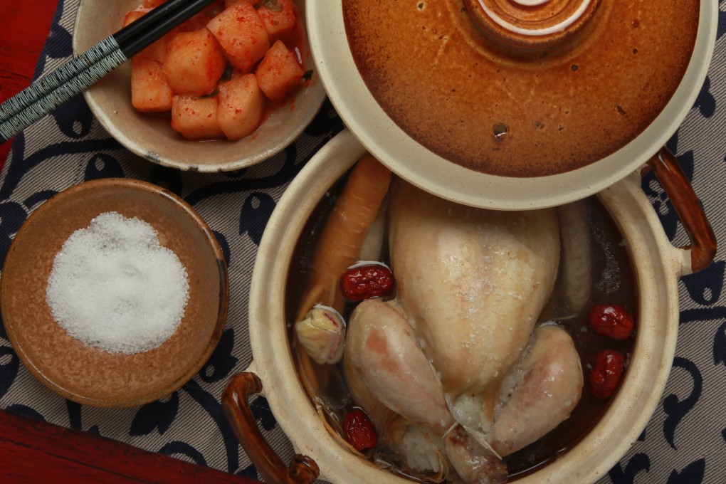 Samgyetang Korean ginseng soup. Photo: Jonathan Wong