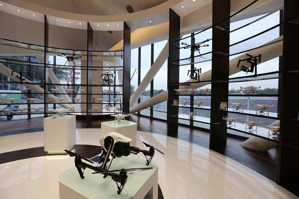 DJI’s flagship store in Shenzhen