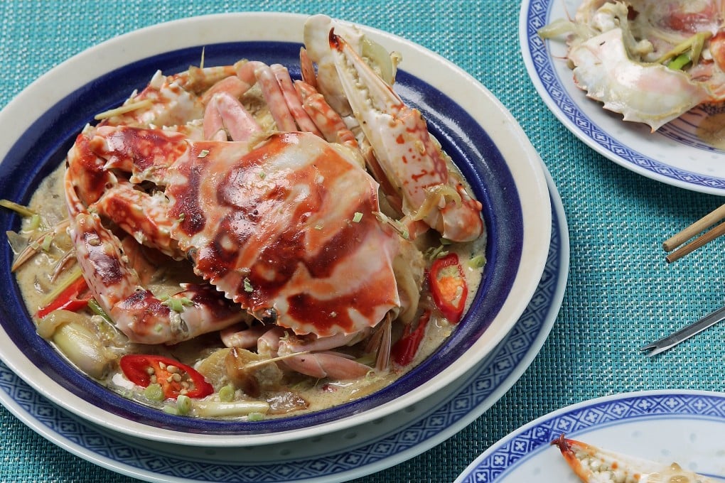 Flower crab with lemongrass, chilli and coconut milk. Photo: K.Y. Cheng