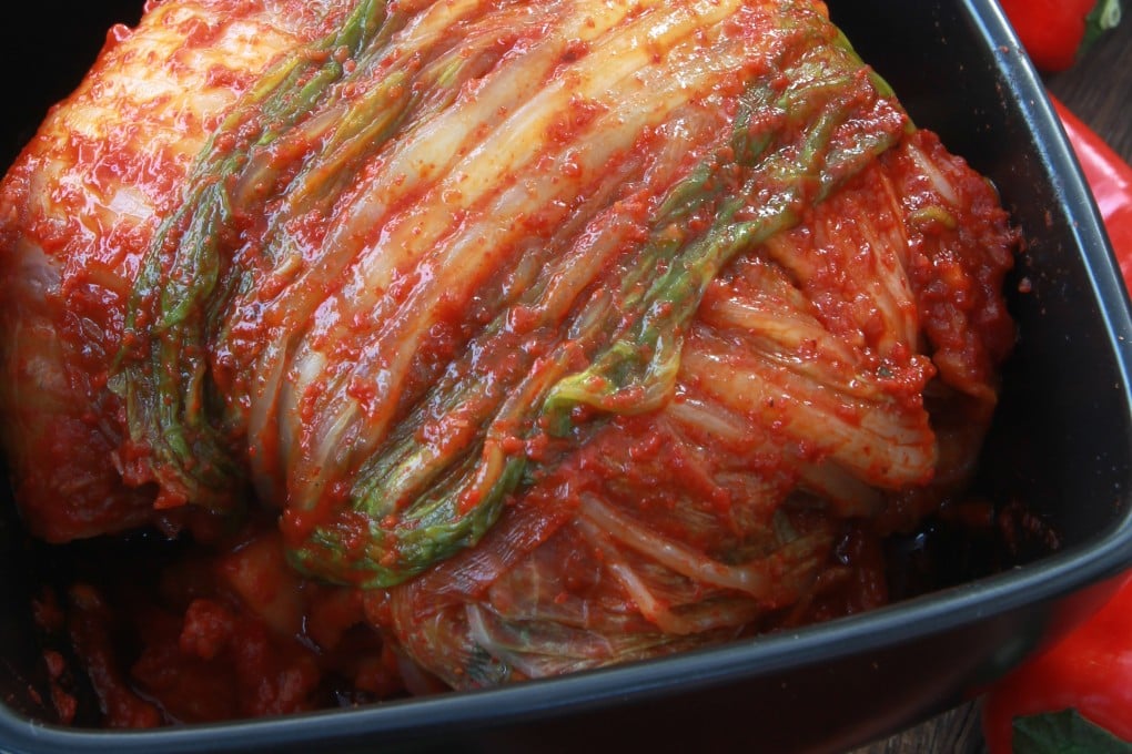 Cabbage kimchi. Photo: Jonathan Wong