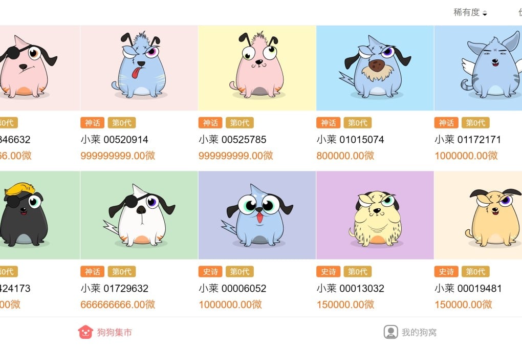 Forget about CryptoKitties: Digital pooches land in China