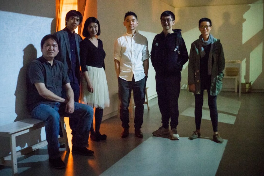 The creative team behind Secret Garden: (from left) William Wong, interactive design, Kingsley Ng, concept and artistic director, Stephanie Cheung, concept and curation, Nick Poon Fai-wong, ceramics, Lee Chi-wai, lighting design, and Monti Lai Wai-yi, seed installation.