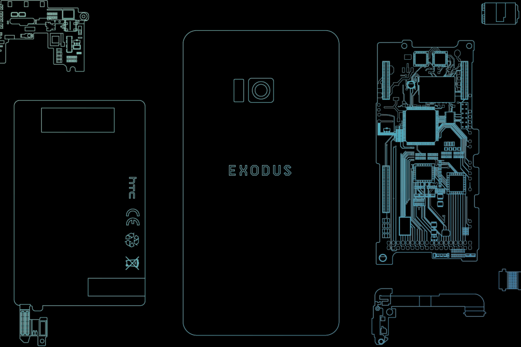 Product drawings for HTC'S Exodus. (Picture: HTC).