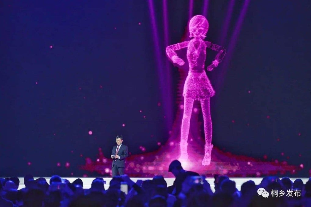 Microsoft was showcasing XiaoIce V last year. (Picture: WeChat)