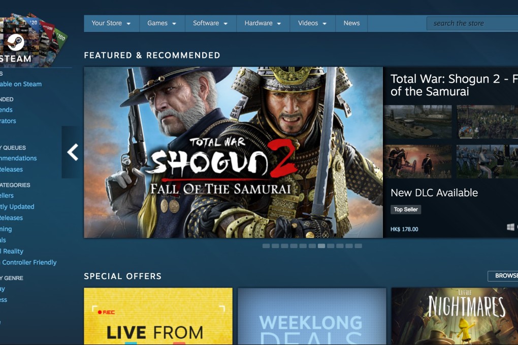 Steam has 150 million registered accounts with a peak of 18.5 million concurrent users online.