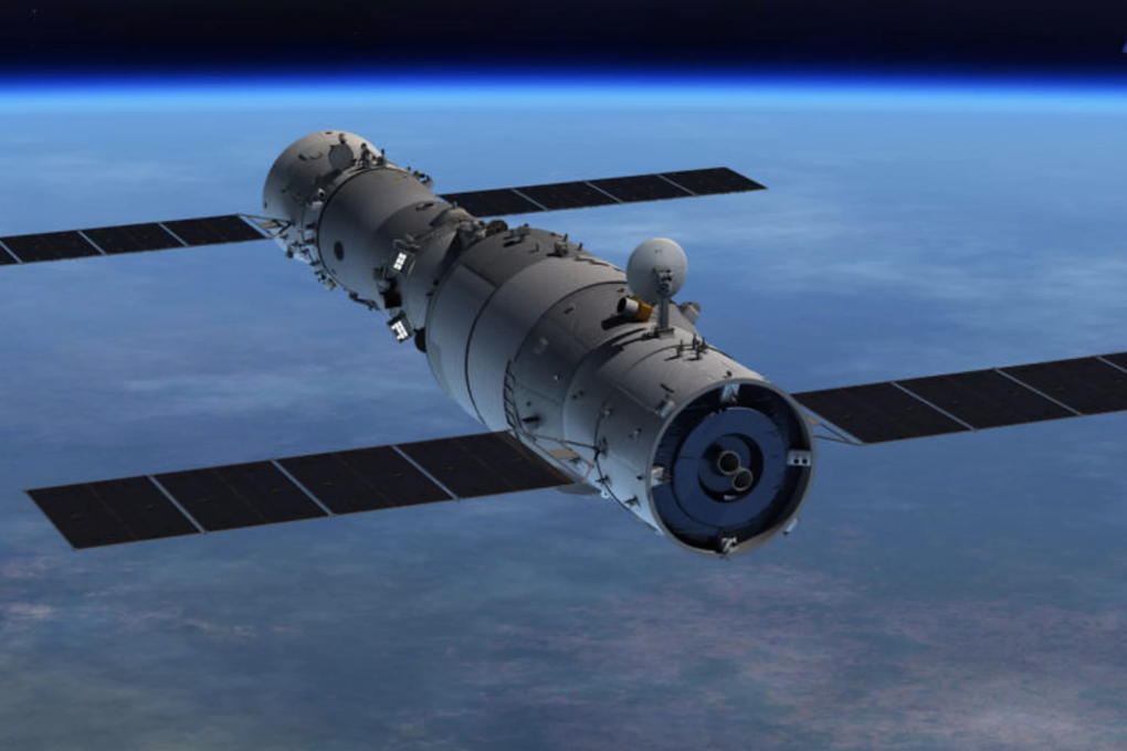 An artist's impression of the Tiangong-2 space station docked with the Shenzhou spacecraft. (Picture: China Manned Space Engineering Office)
