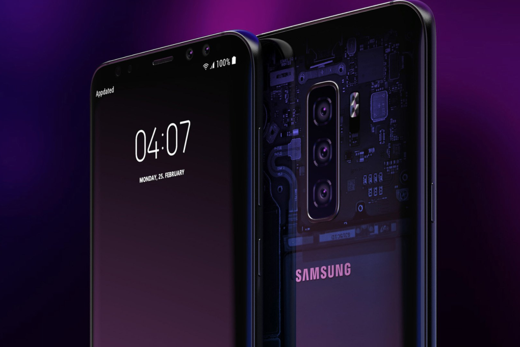 Based on various leaks, designer Jonas Daehnert rendered concepts of what the S10 might look like. (Picture: Phone Designer/Twitter)