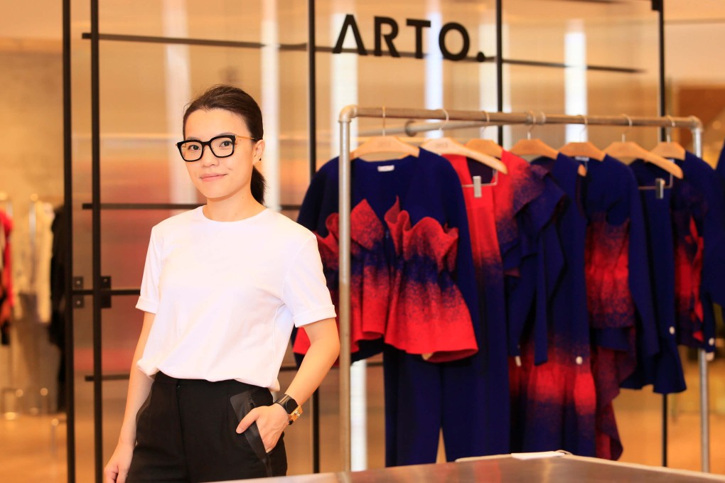 Young home-grown fashion designer Arto Wong and the “ARTO.” Capsule Collection, which is now available at JOYCE in Pacific Place, Hong Kong and at JOYCE in Shanghai.