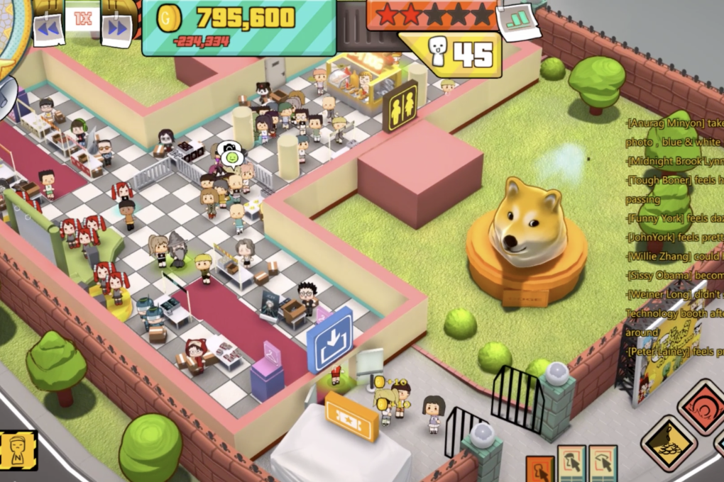 The Con Simulator has a grand backstory: Your nation -- Metropolitan -- is enduring an economic crisis, and you are going to to save the world by organizing a comic con. (Picture: The Con Simulator)