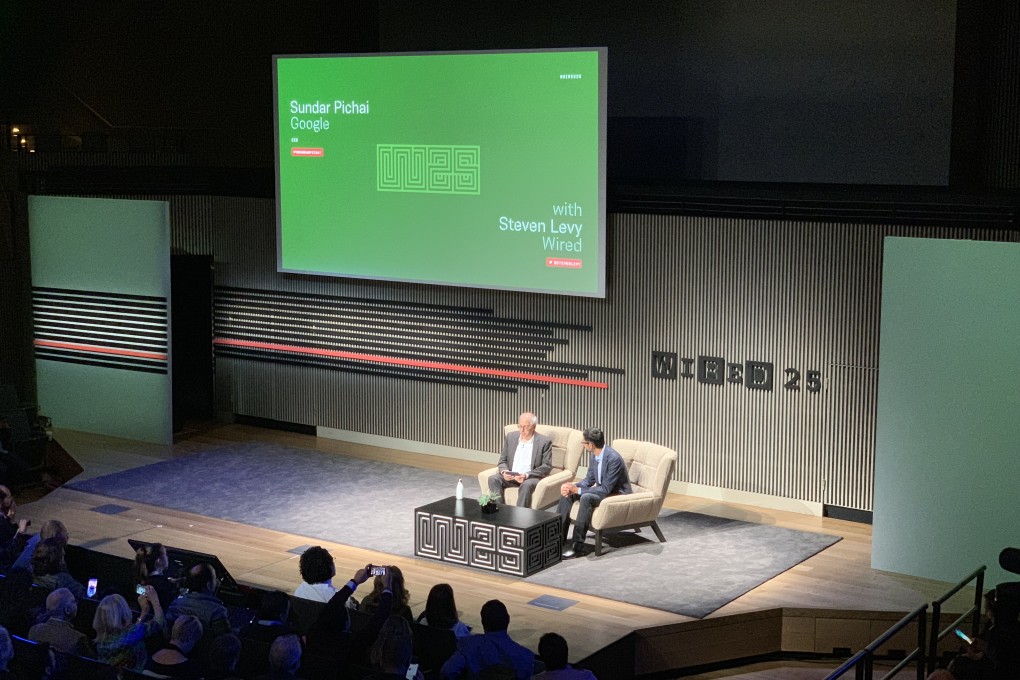 Sundar Pichai at the Wired25 Summit.