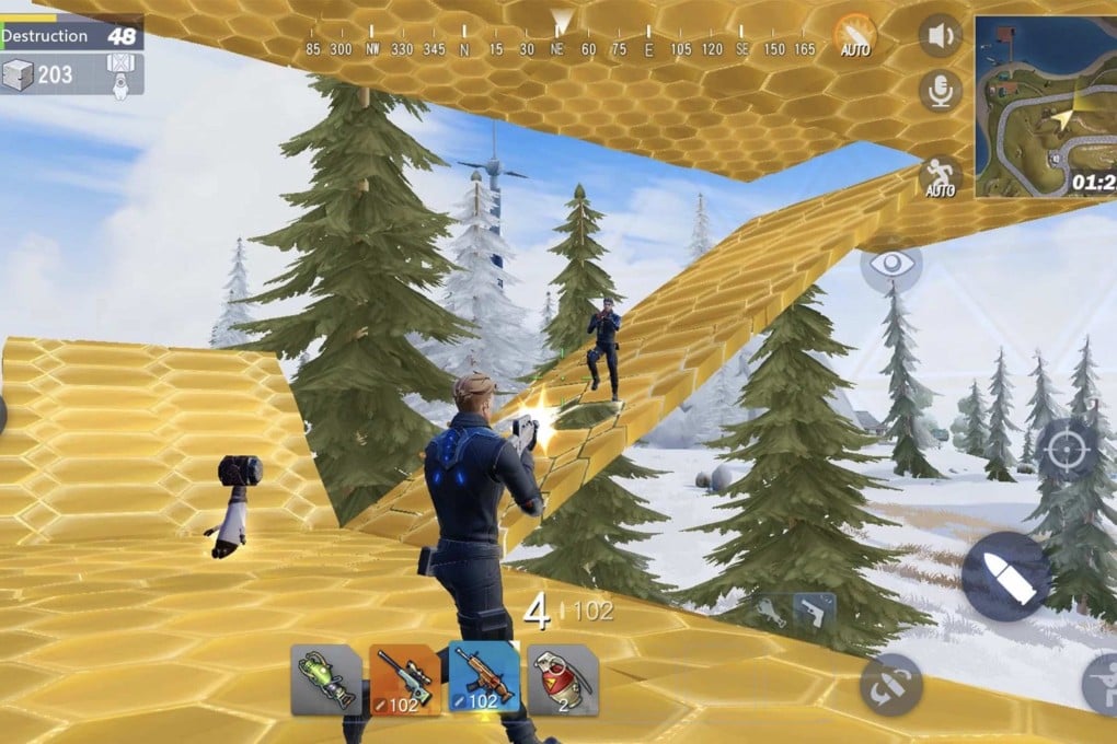 Creative Destruction is a fun Fortnite clone from China