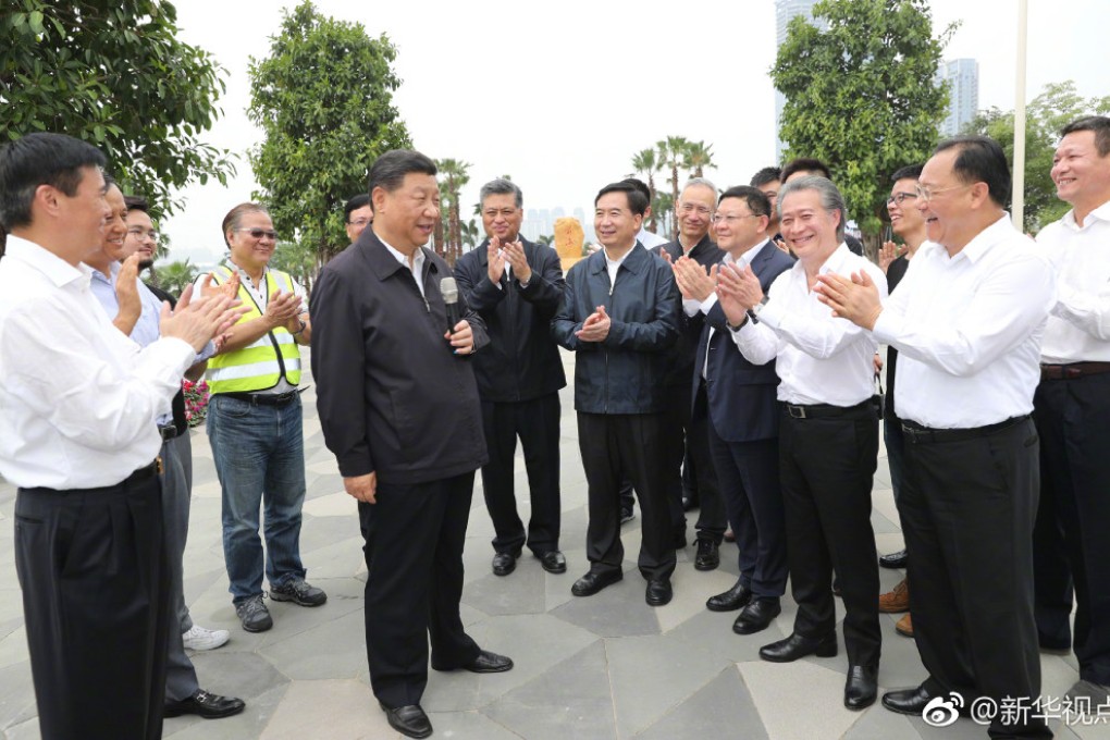 Dr. Haywood Cheung, the President of Chinese Gold & Silver Exchange (CGSE) meets with Chinese President Xi Jinping in Qianhai on October 24, 2018.
Photo: Xinhua