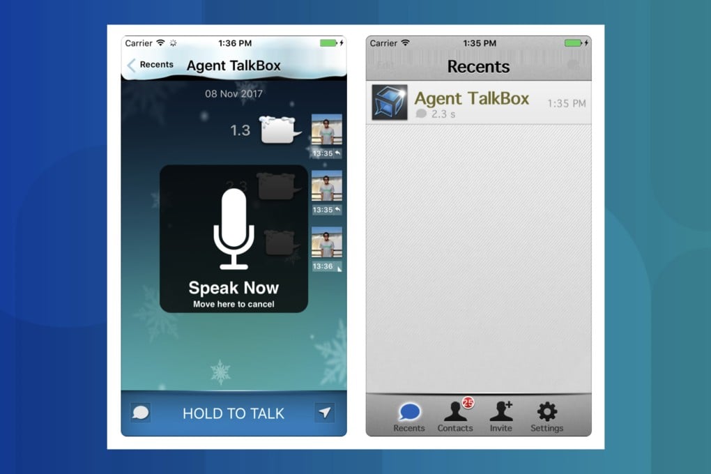 TalkBox was the first app in China to let users send voice messages. (Picture: TalkBox on the iOS App Store)