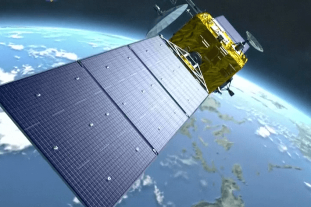 Render of a BeiDou-3 satellite. (Picture: CCTV)