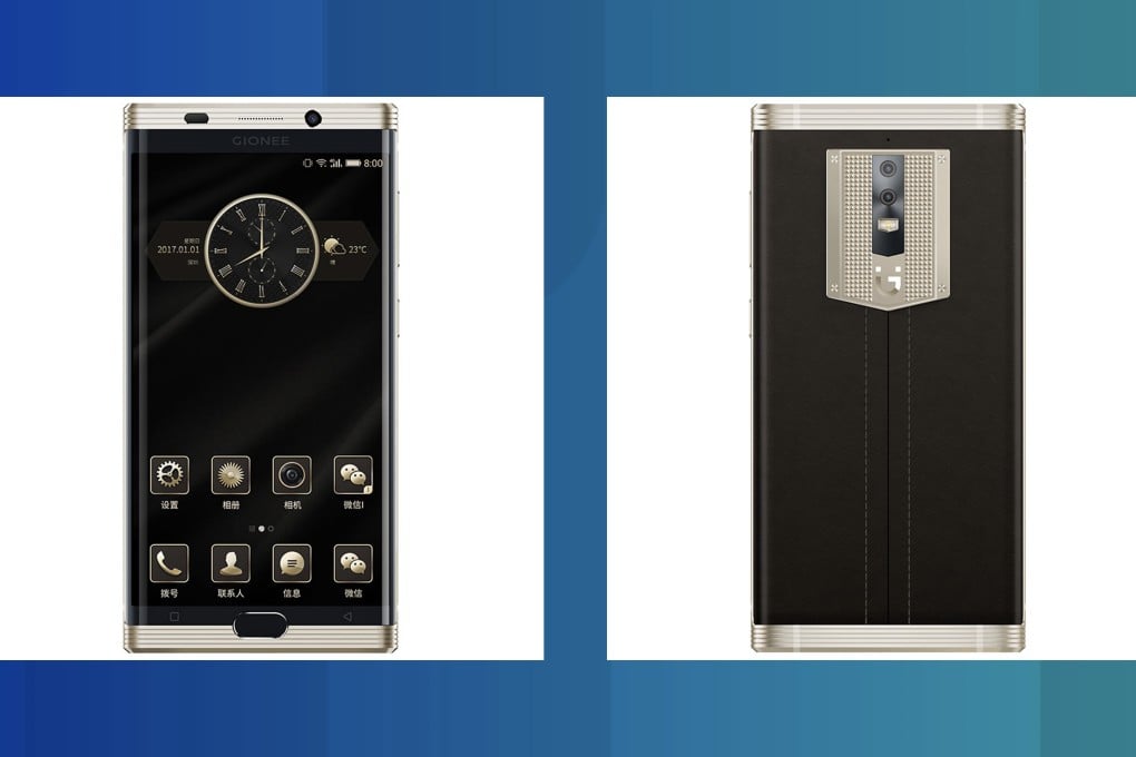 The Gionee M2017 is marketed as a “Standard configuration for the successful”. (Picture: Gionee)