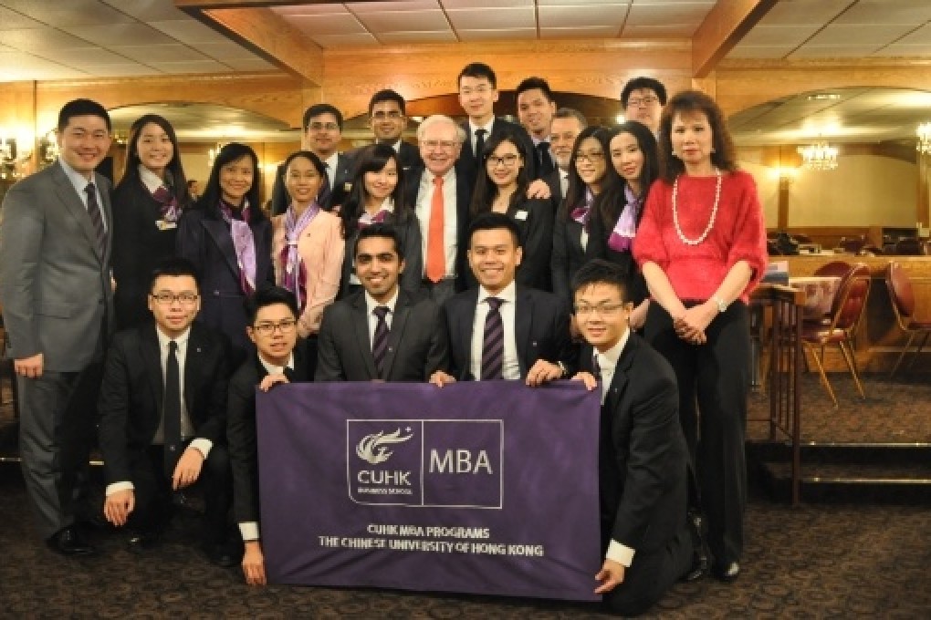 Chinese University of Hong Kong – MBA students meet Warren Buffett