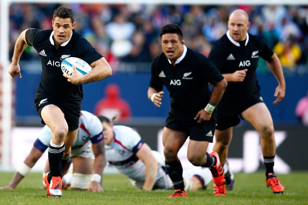 Dan Carter (left) on Thursday announced his decision to quit the All Blacks after the 2015 RWC and move to France to play for Racing Metro in the Top 14. Photos: AFP
