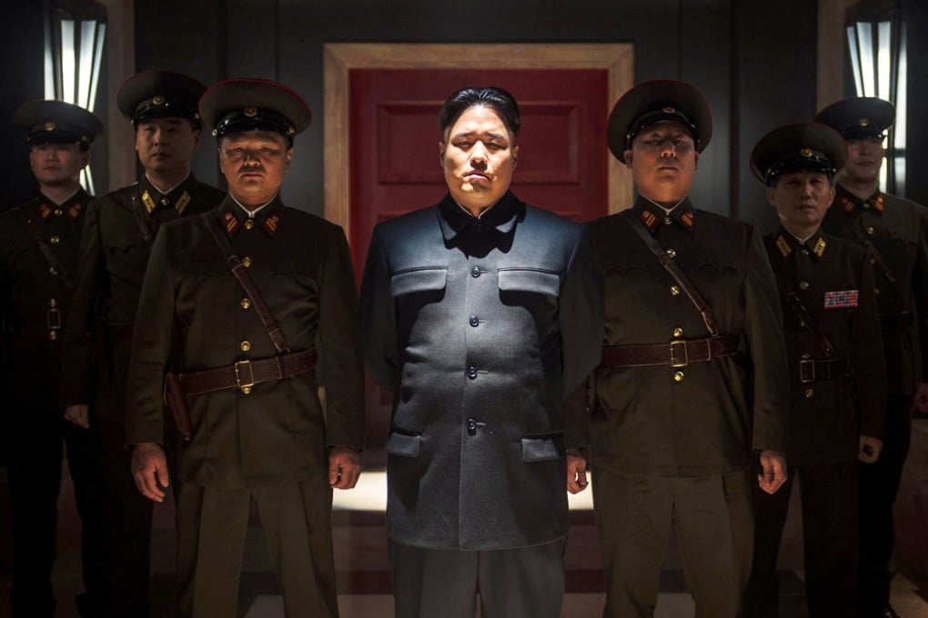 Randall Park (centre) as Kim Jong-un in The Interview. It had been predicted to earn about US$30 million in its opening weekend.Photo: AP