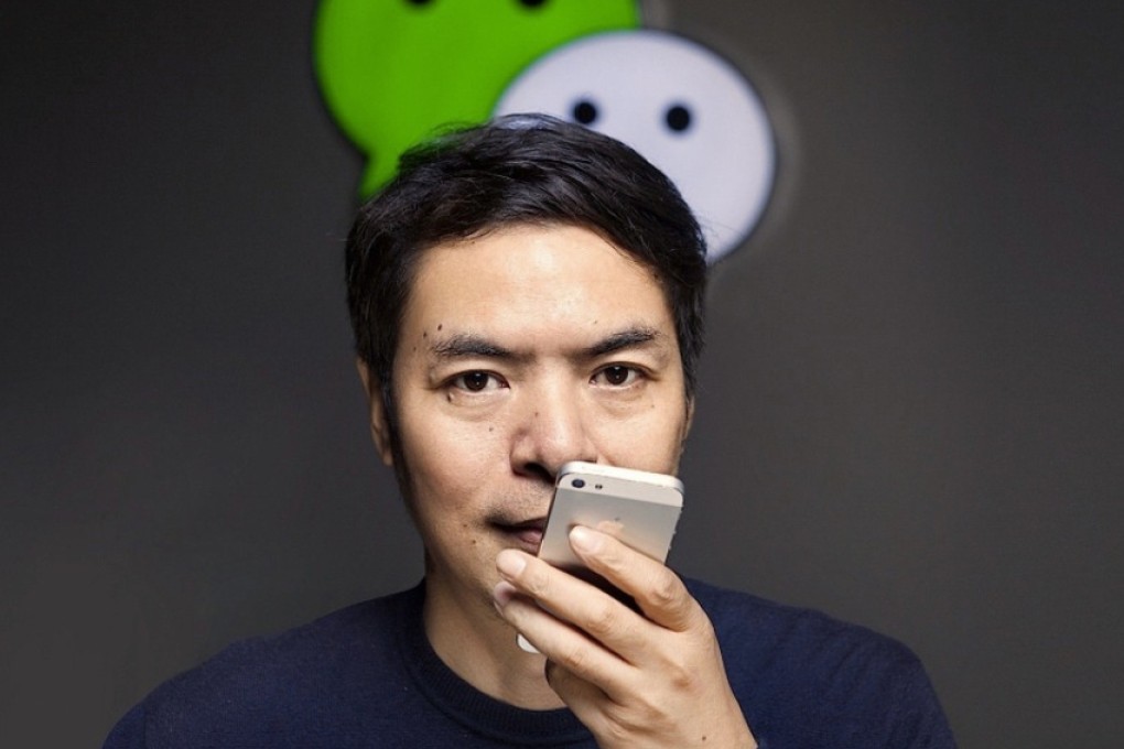 Creator of WeChat Zhang Xiaolong, also known as Allen Zhang, looking at you like you’re an app about to be blocked. (Picture: Tencent)