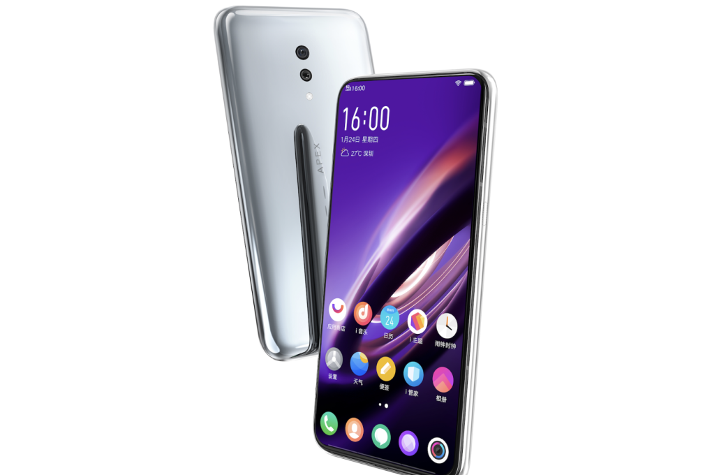 The Vivo Apex 2019 prototype doesn’t have a selfie camera. (Picture: Vivo)