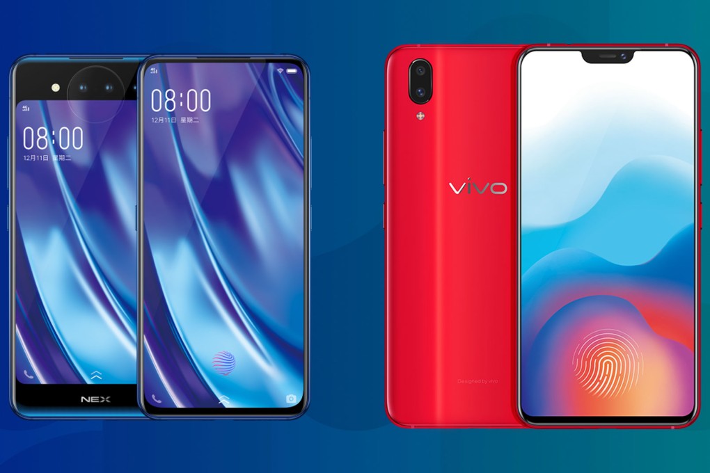 The Vivo X21 (right) and the NEX Dual-Display Version (left). (Picture: Vivo)