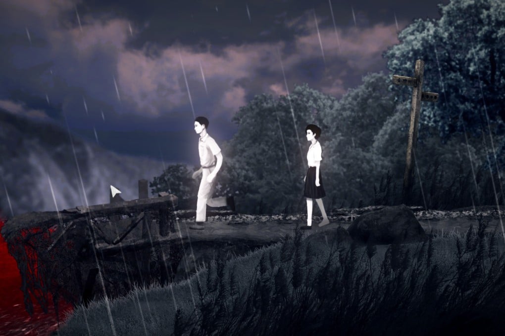 Yup, it’s a river of blood. You shall continue to expect this game to be one of realism. (Picture: Red Candle Games)