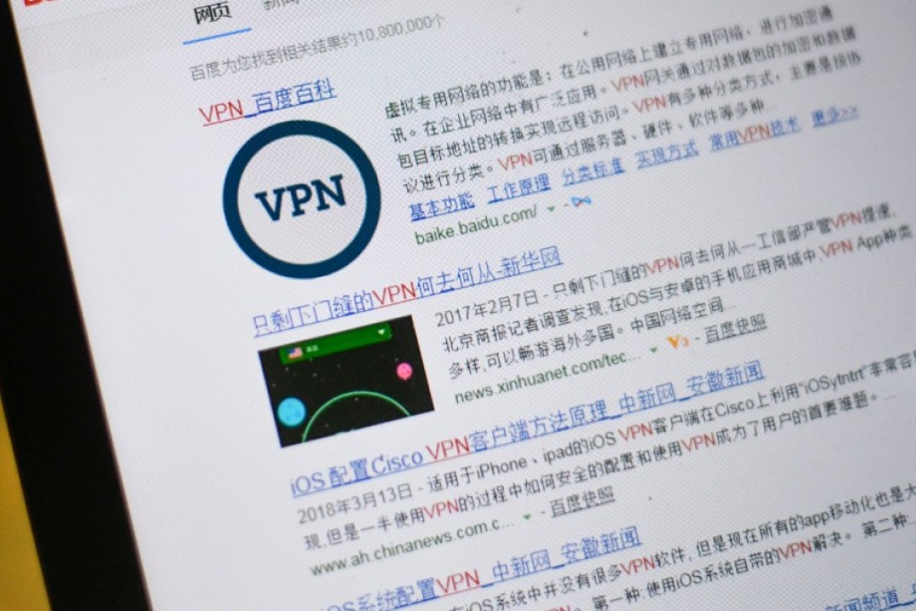 Unauthorized VPN apps are banned by the Chinese government. (Picture: AFP)