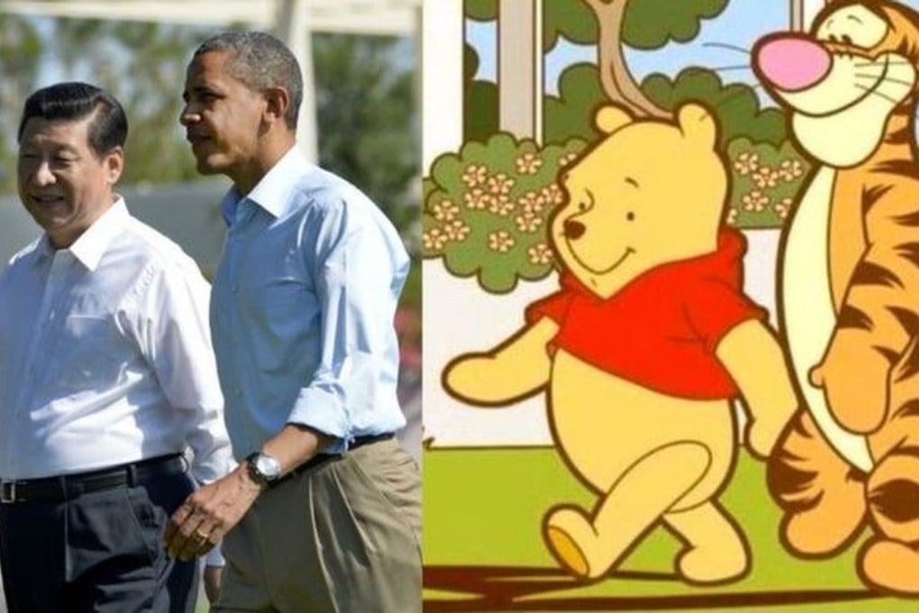 A long-running meme compares President Xi Jinping and President Barack Obama with Pooh and Tigger. (Picture on right: Xinhua)