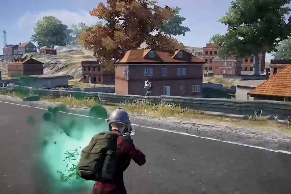 A game character being shot in China’s version of PUBG. (Picture: PUBG/Tencent)