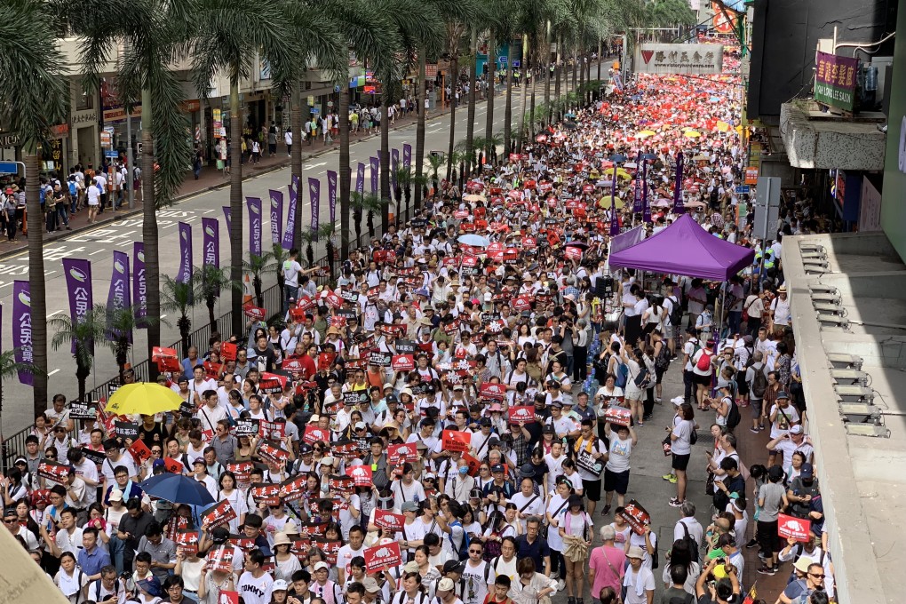 A peaceful protest lasted for nearly 10 hours, but it ended with a violent clash between police and protesters. (Picture: Thomas Leung/Abacus)