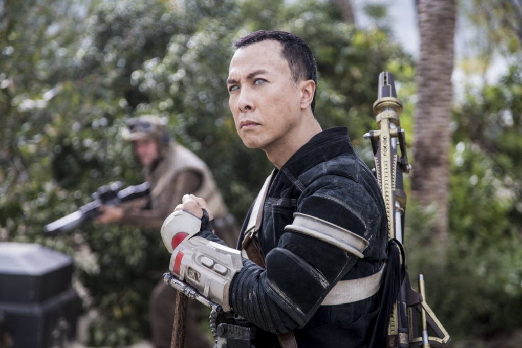 Donnie Yen as Chirrut Îmwe in Rogue One. (Picture: Lucasfilm)