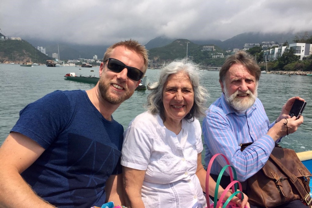 The Nixon family in Hong Kong during their Easter holiday.