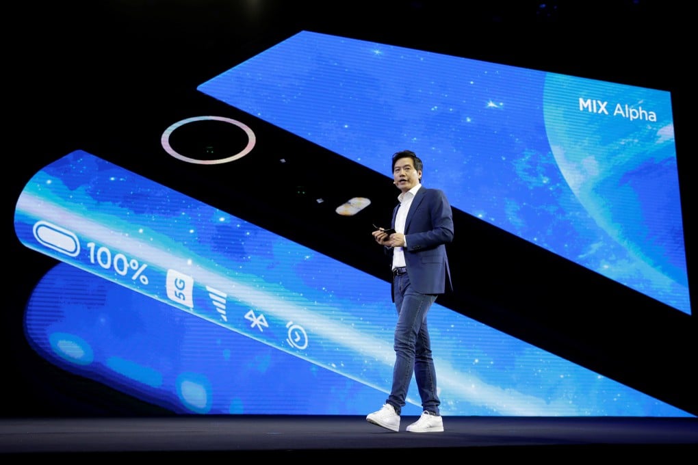 Xiaomi is no stranger to experimenting with designs. In September, it launched the concept smartphone Mi MIX Alpha with a screen that wraps around to the back. (Picture: Jason Lee/Reuters)