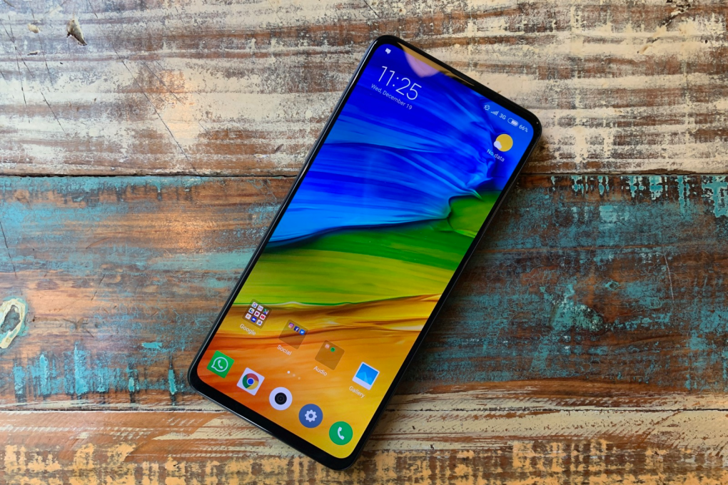 The Xiaomi Mi Mix 3 phone. (Picture: Ben Sin/South China Morning Post)